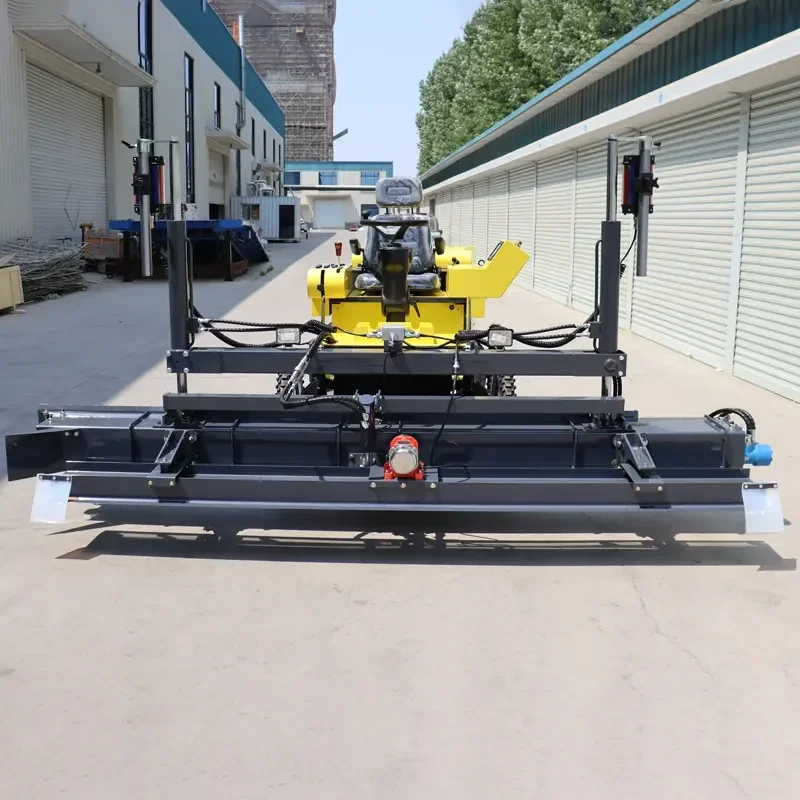 Hydraulic Auger Paving Boom Laser Screed Machine Hydraulic Floor Leveling Machine Concrete Floor Vibratory Laser Screed Machine