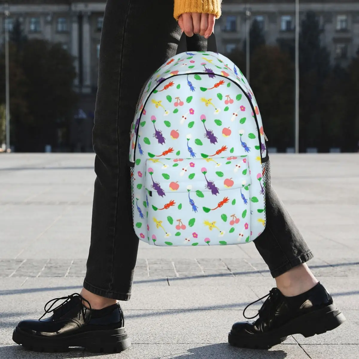 Sac à dos Pikmin pour adolescents, cartable pour étudiants, sacs d'école, sac à dos pour ordinateur portable, sac initié, grande capacité, mode