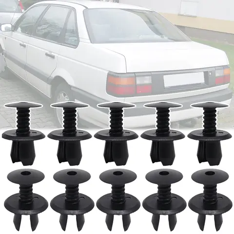 자동차 트림 패널 라이닝 고정 나사 리벳 클립 액세서리, 폭스바겐 파사트 B1 B2 B3 B4 B5 B6 B7 1973 - 2014 2015 CC Bora A5 touran용