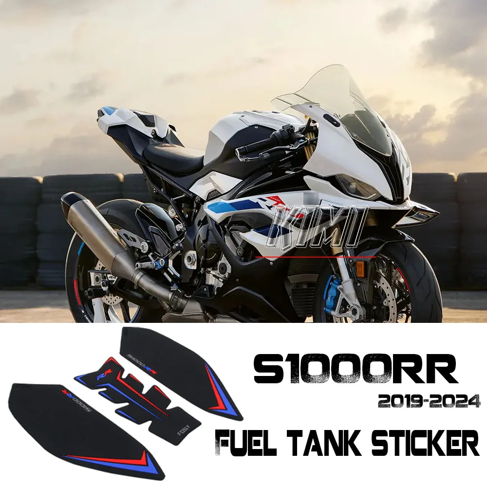 

Motorcycle Fuel Tank Side Anti-slip Sticker Waterproof Mat Rubber Sticker For BMW S1000RR 2019-2024