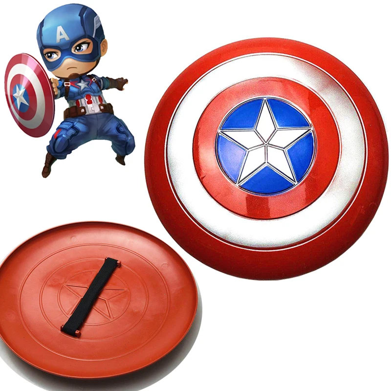 Superhero Captain America Shield Cosplay Prop Anime Captain America Pvc Shield Halloween Christmas Party Gifts