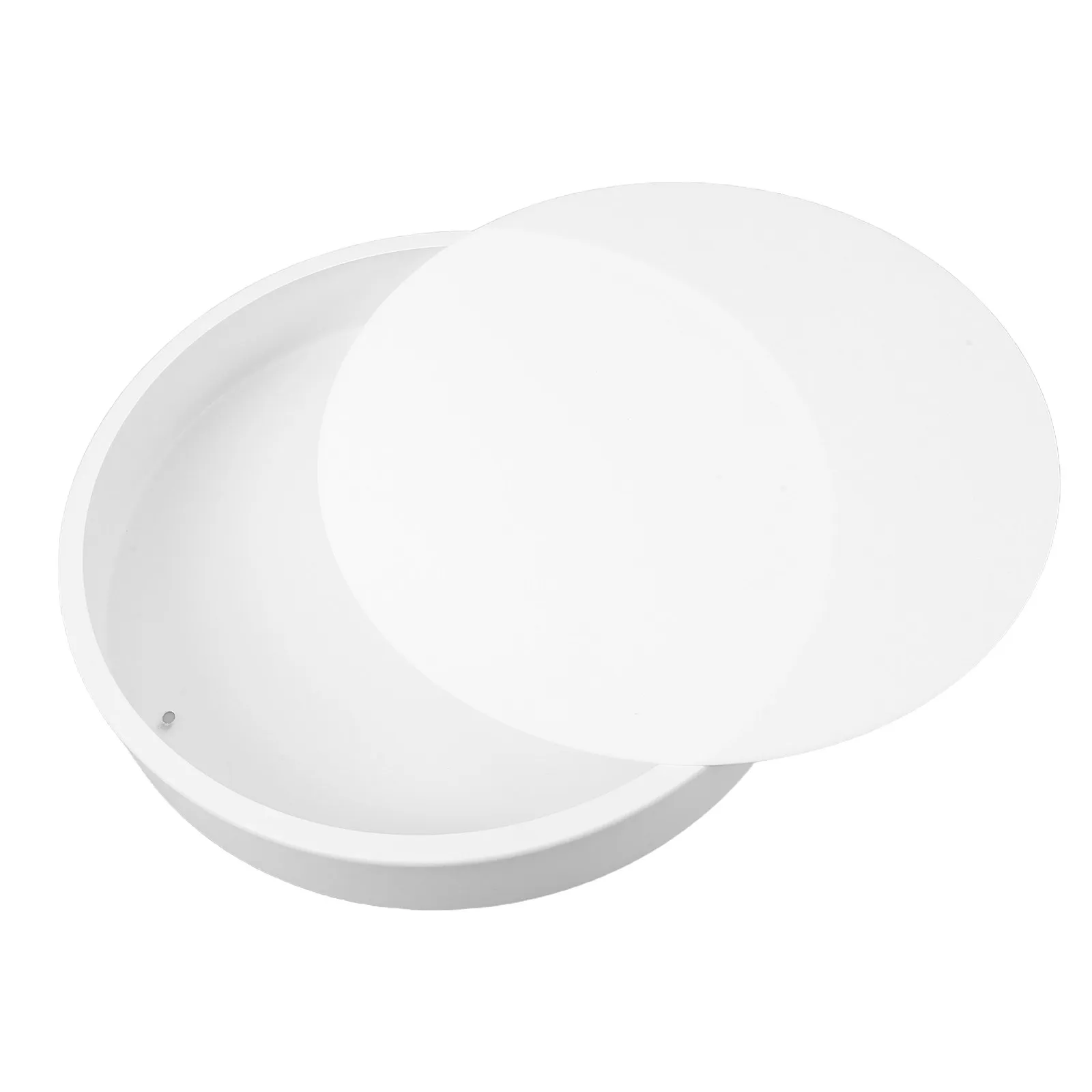 

Круглый пластиковый плафон для потолочного светильника, 30 см, современная замена для кухни, прихожей, гостиной