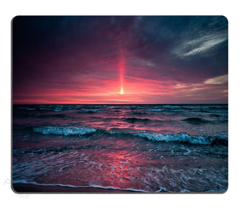 High Quality Beautiful Scenery Printing Gaming Mousepad Gamer Mouse Mat Keyboard Mats Desk Pad Mousepads 22x18cm For Computer