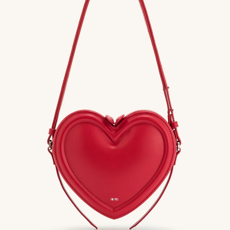 

Heart shaped crossbody bag Arlene French sweet and cool three-dimensional bag for women, one shoulder crossbody bag