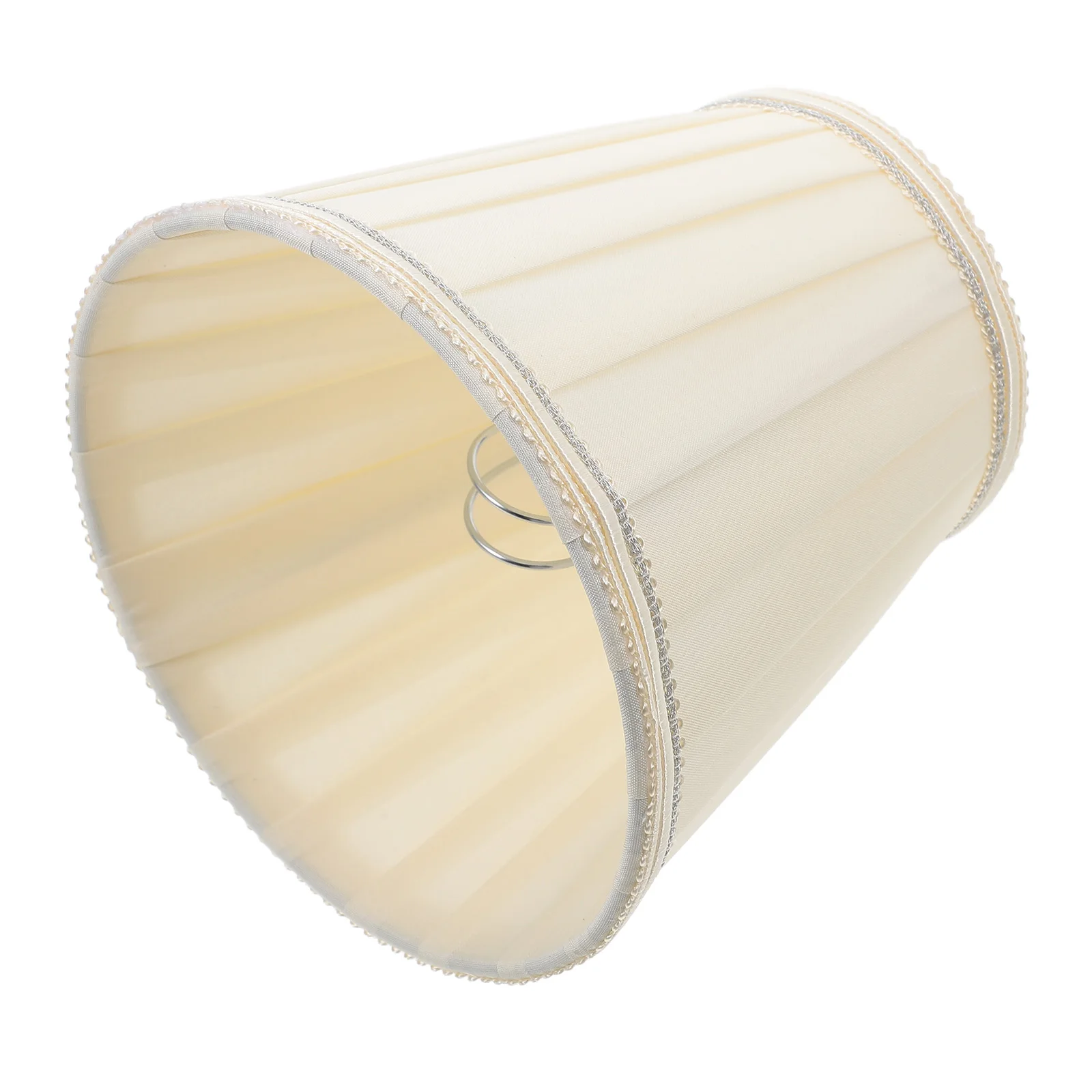 

Pleated Lampshade 90x140x130 White Black Border Desk Lamp Cover Table Lampshade Replacement Home Decor Lighting Accessories