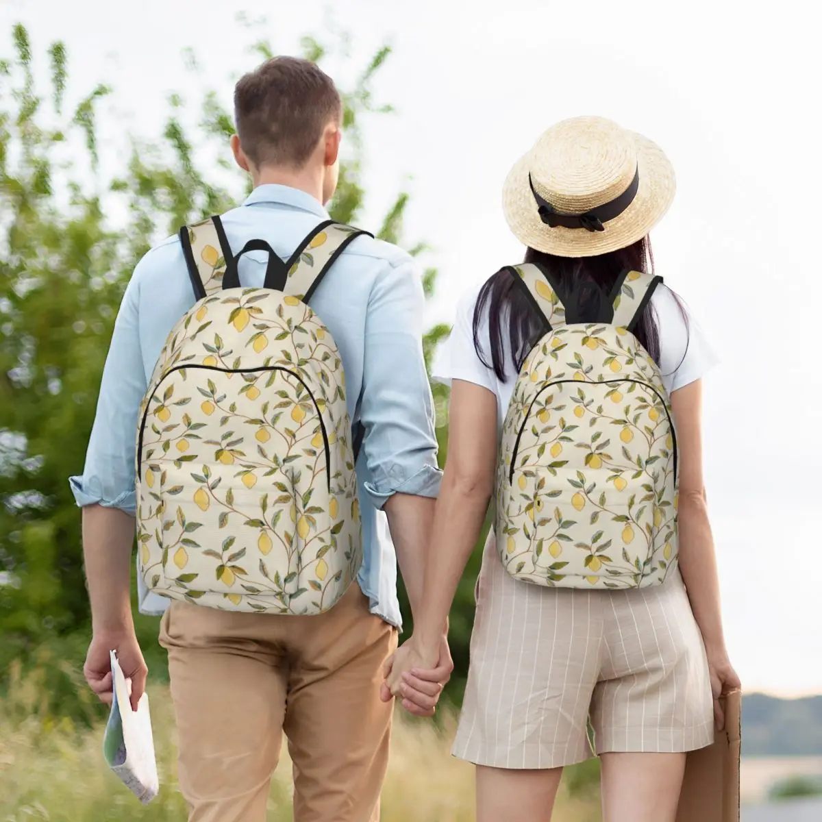 William Morris Zitronen frucht baum Rucksack für Jungen Mädchen Kinder Schüler Schulbuch Taschen Tages rucksack Kindergarten Primär tasche langlebig