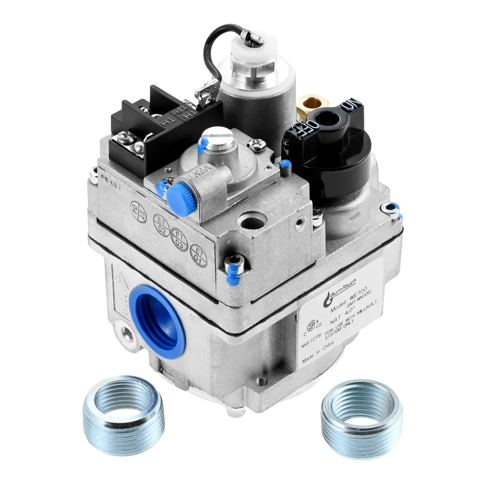 1pc Gas Fryer Repair Parts 700 Series Millivolt Gas Valve Replacement Parts for Robertshaw 700-506 Thermostat Gas Valve