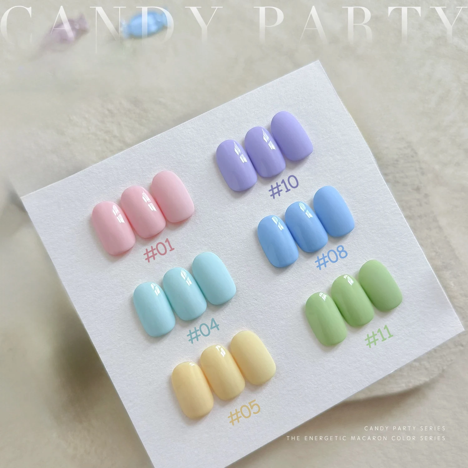 1 個 PSK 2025 新キャンディパーティーマニキュア夏甘い爪美白ミントグリーンドーパミンマカロンネイルアートネイル用品
