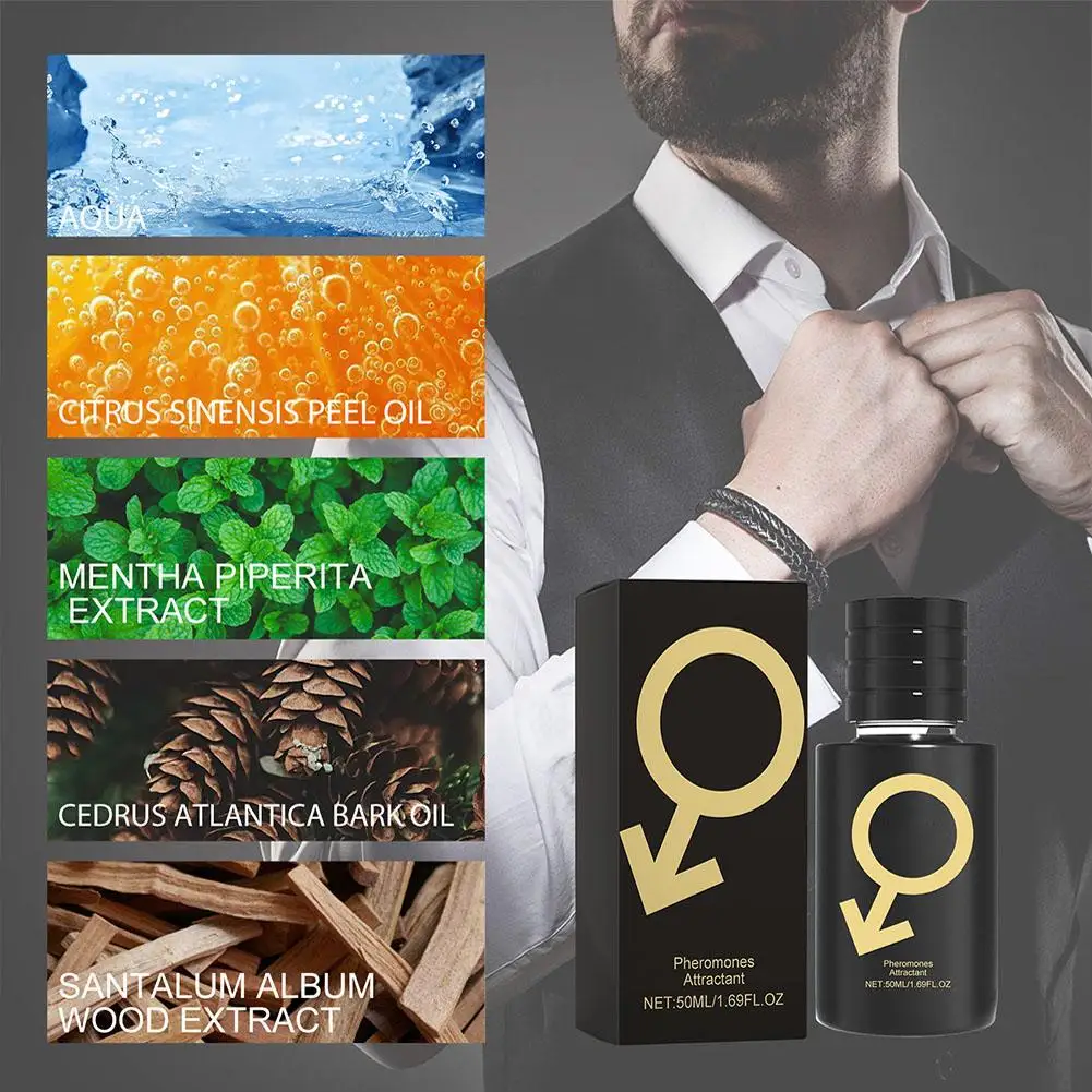 

Men's Portable Dating Fragrance Spray with Attractiveness, Boost Attractiveness, Rich Woody Layers, Fragrance for Romantic Night