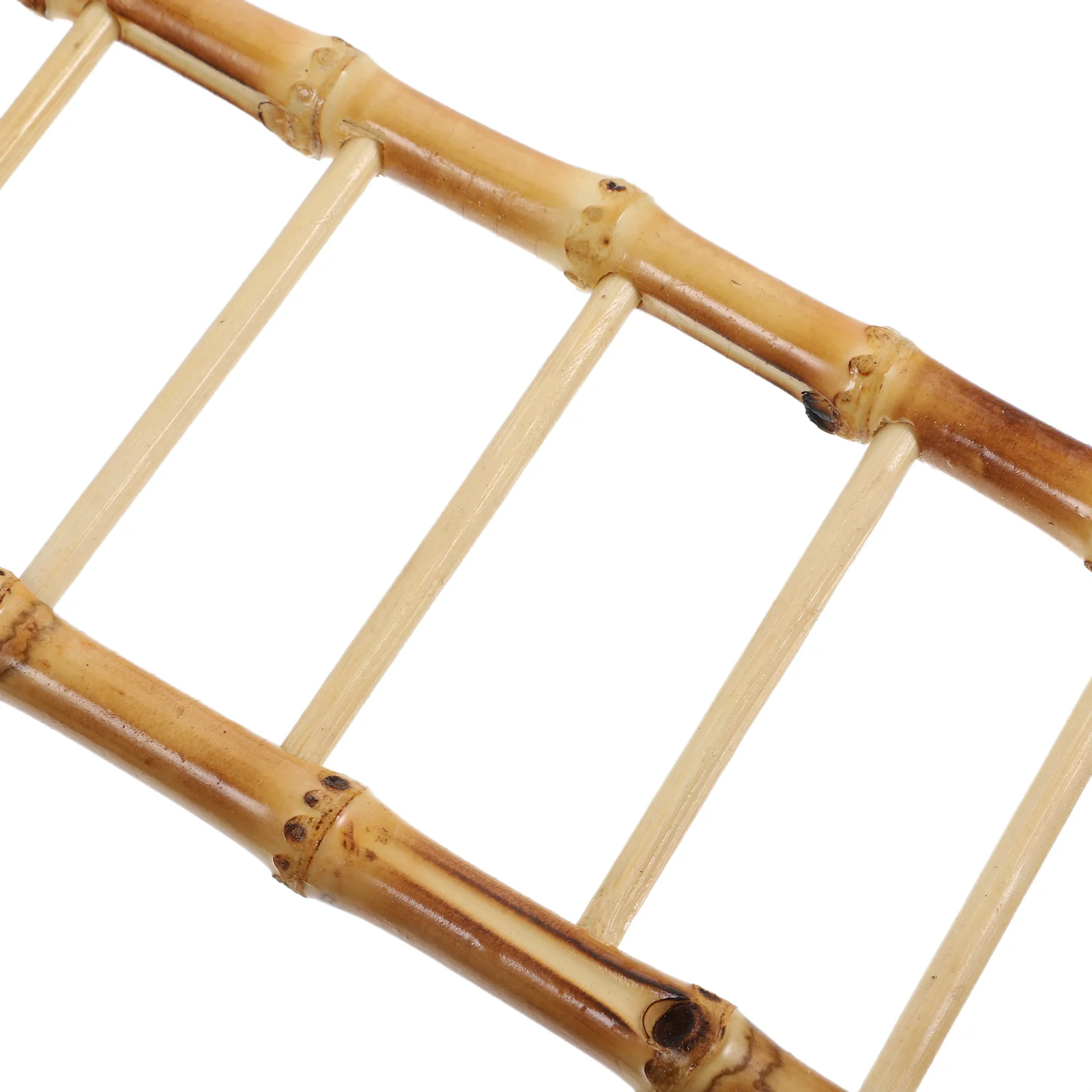 

Miniature Bamboo Ladder Sashimi Serving Plate Decor Creative Sushi Dish Accessory for Office Home Cafe Dining Experience