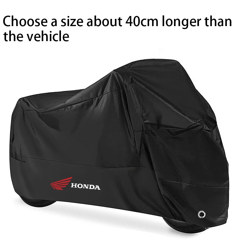 غطاء دراجة نارية مقاوم للماء الغبار UV واقية في الهواء الطلق سكوتر دراجة نارية غطاء للمطر لهوندا CRF CB CR XR CRM CBR 125 250