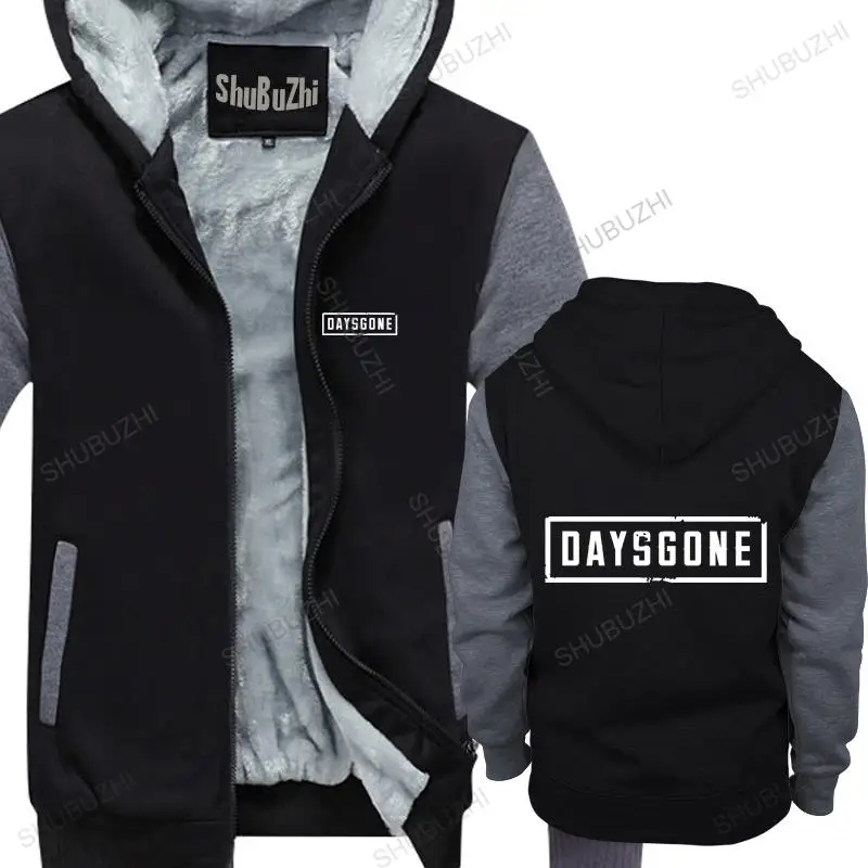 Men thick hoodies pullover Days Gone hoodies or Vest Kids Day's warm hoody homme bigger size thick hoody male coat