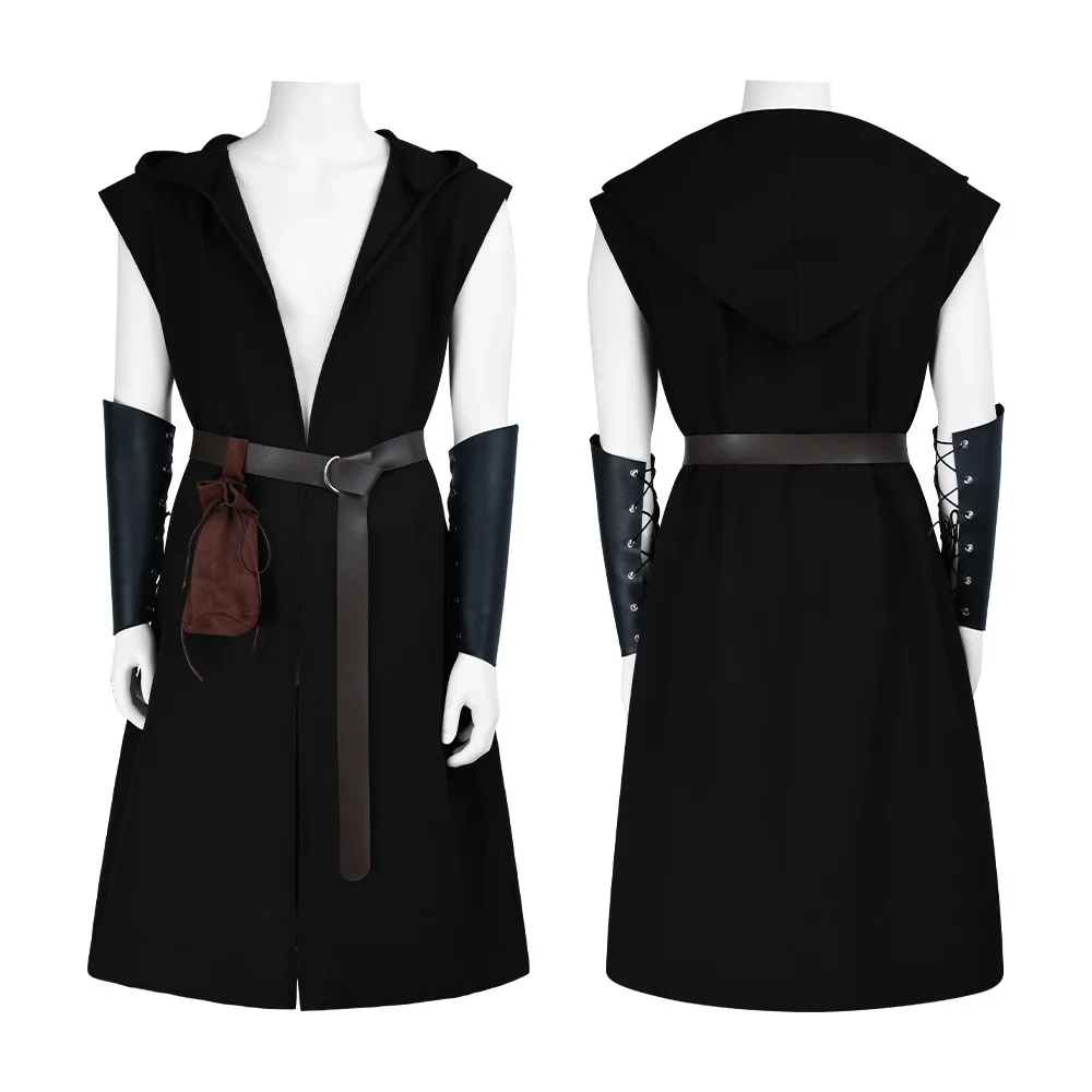 Chaleco medieval renacentista Chaleco sin mangas de combate de caballero cosplay de Halloween