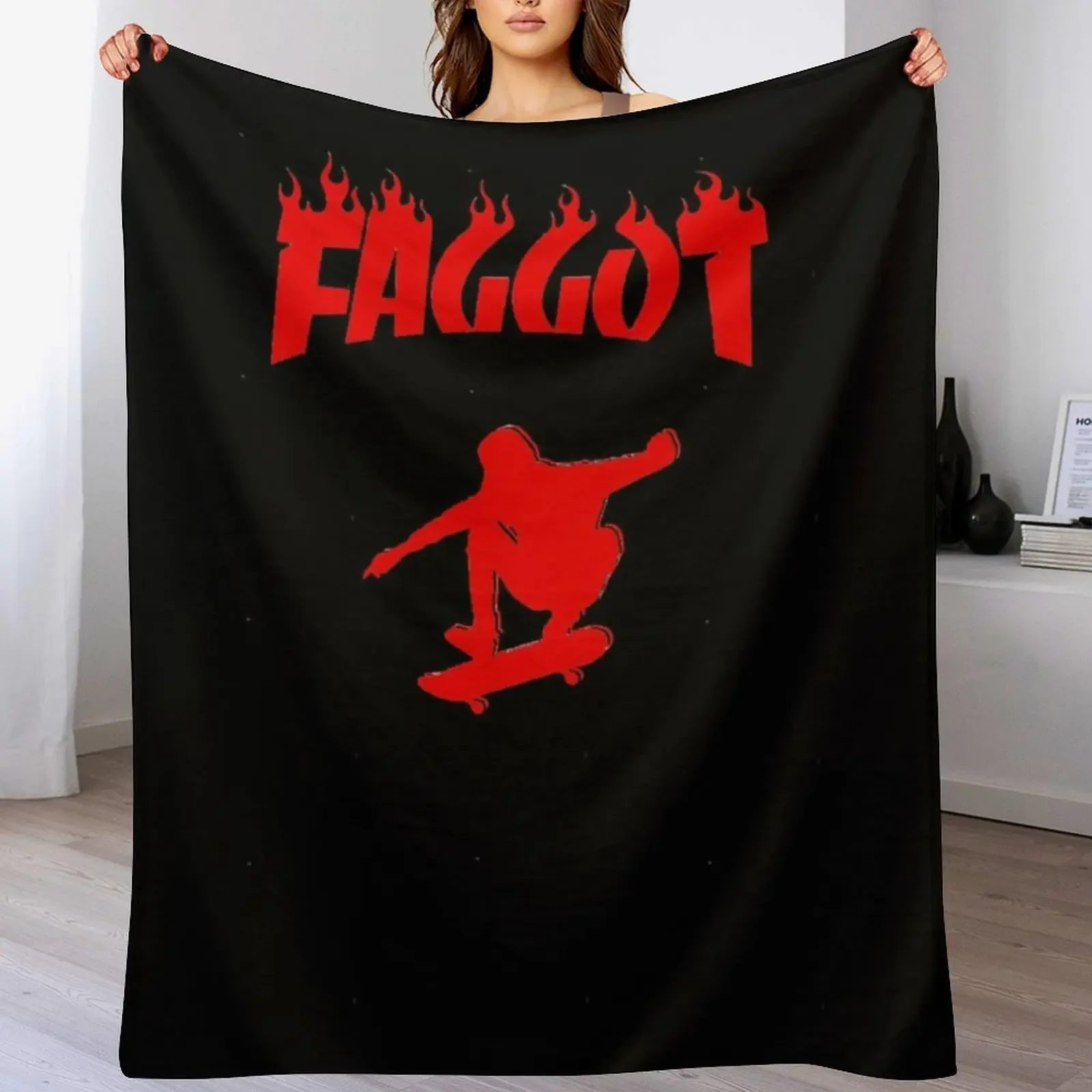 

EXCLUSIVE Best Selling Faggot Throw Blanket Soft Comfort Blanket for Reading Watching TV