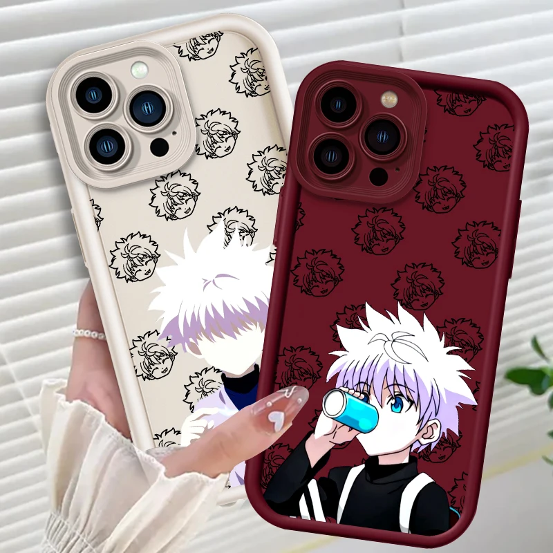 

Hunter X Hunter Popular Anime Eye Ladder For Apple iPhone 15 14 13 12 11 XS XR X Pro Max Plus Back Phone Case