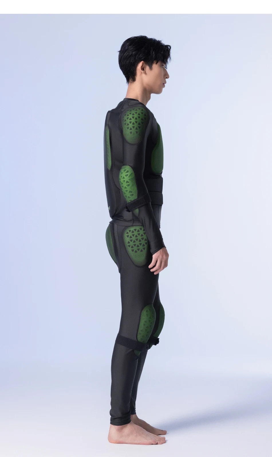 COPOZZ ESA Anti-Kollisions-Rückenbrust-Schlagschutz, Motorrad-Innenjacke, Kleidung, Ganzkörper-Ski-Rüstung, Schutzhose – Detail 26