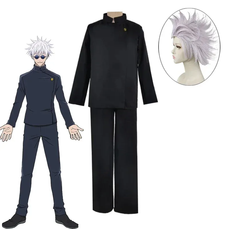 

Jujutsu Kaisen Satoru Gojo Cosplay Costume Japanese Anime Game Uniform