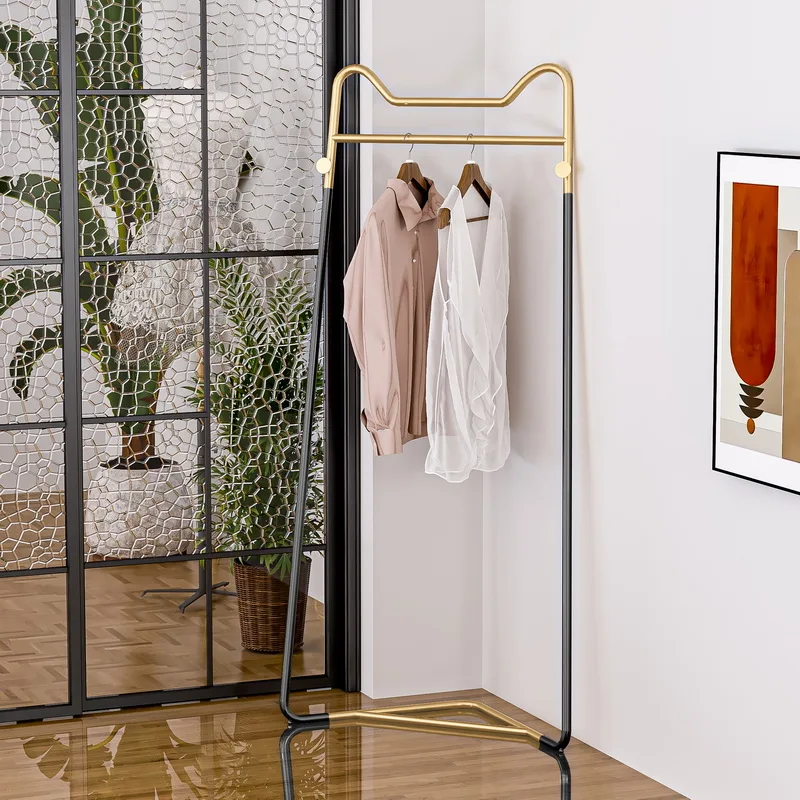 

Organizer Rack Clothing Rail Corner Closet Wall Hanger Hat Standing Coat Rack Wardrobes Archivadores Space Saving Furnitures