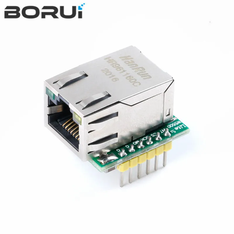 Imagem -02 - Chip Conversor Ethernet Novo Spi para Lan Usr-es1 W5500 Tcp Mod Gps