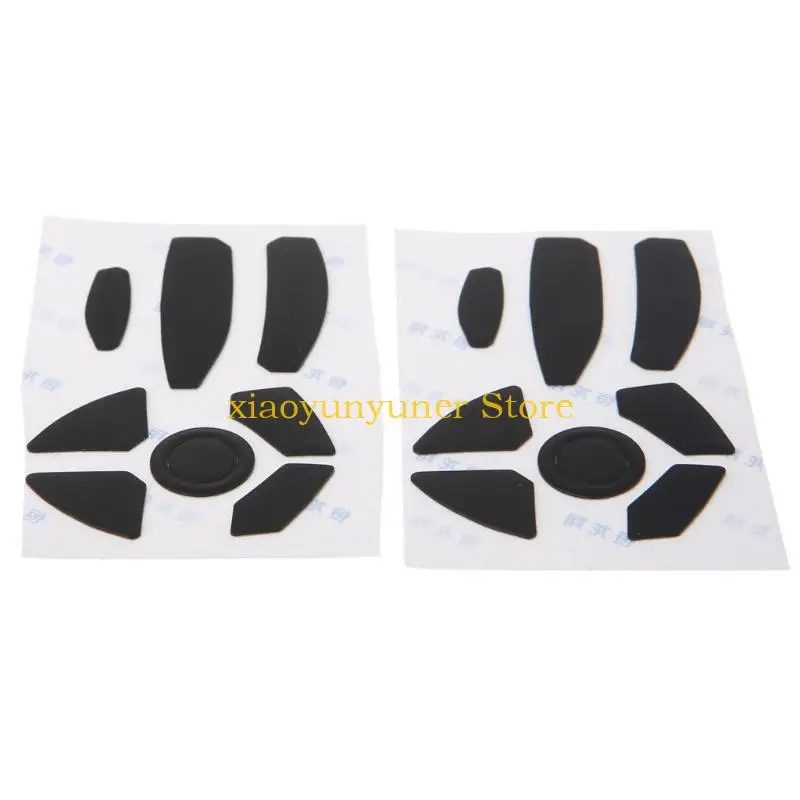 P9JB Mouse Skates Pads 2 Sets Rounded Curved Edges Mouse Feet Stickers Replacement Compatible for w/ for  Naga Ep ic Hex