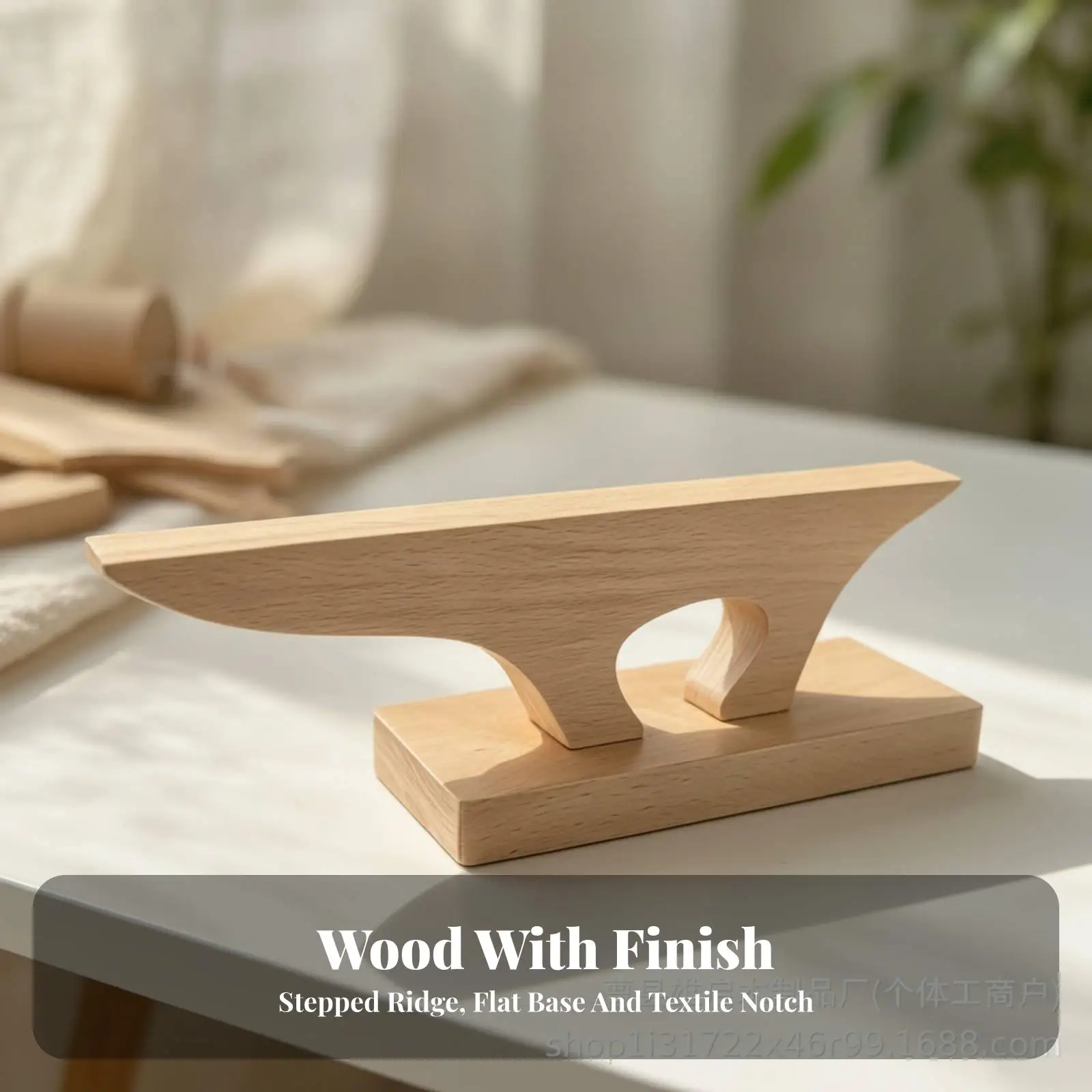 Quilting Press with Wooden Base Wood Quilting Pressing Tool Compact Textile Flattening Tool for Quilters, Sewers, Sewing Room,