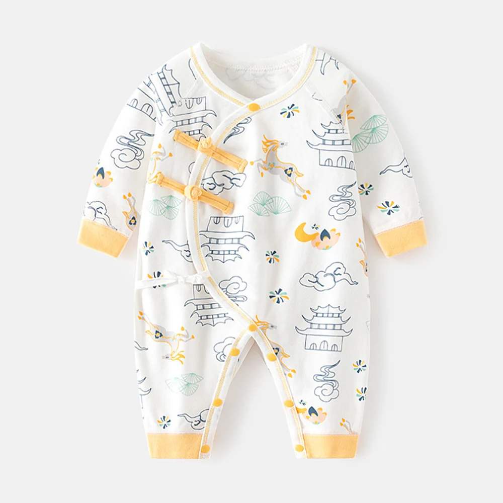 Baby Boy Romper Long Sleeve Cotton Cute Pattern Spring Autumn Winter Newborn Clothes Baby Girl Jumpsuit Wholesale Price