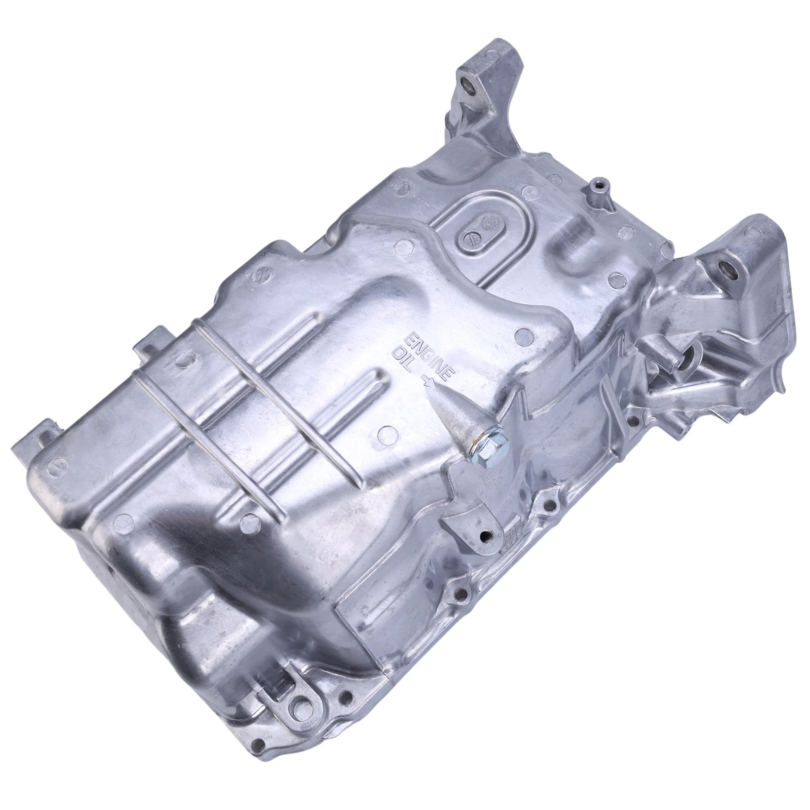 車のエンジンオイルパンフィット L4 1.5L 2009-2013 マニュアルトランスミッションアルミ自動車エンジンオイルパン交換 11200RB0000
