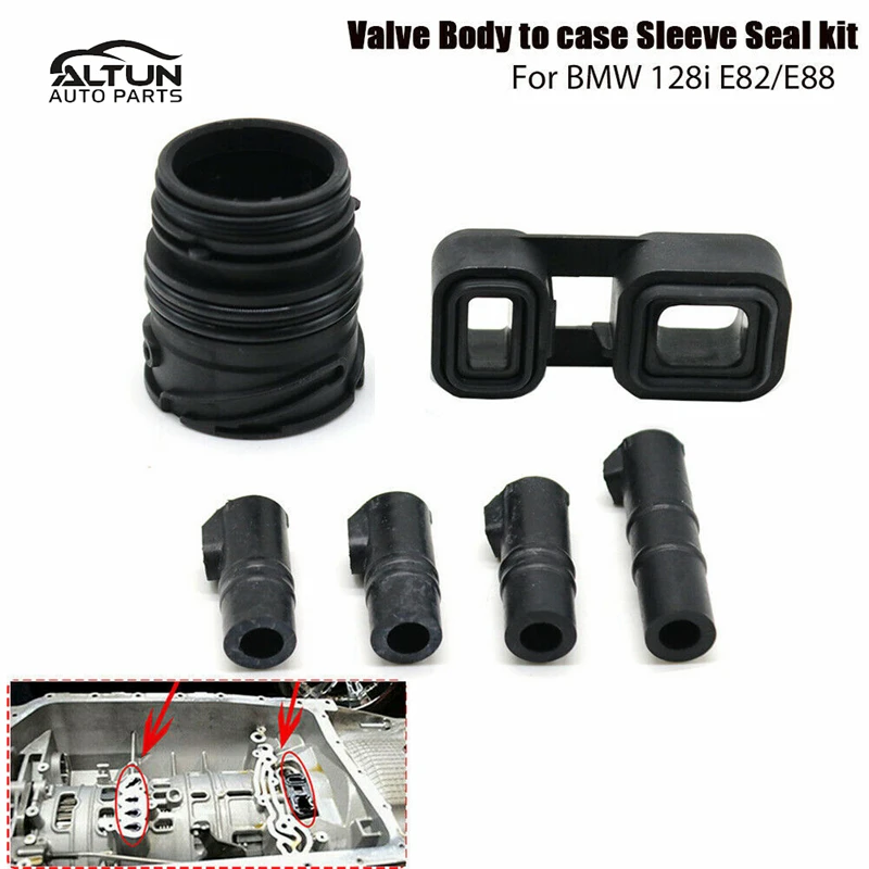 

6PCS 6HP19 6HP21 Transmission Sealing tube Valve Body Sleeve Seal kit For BMW