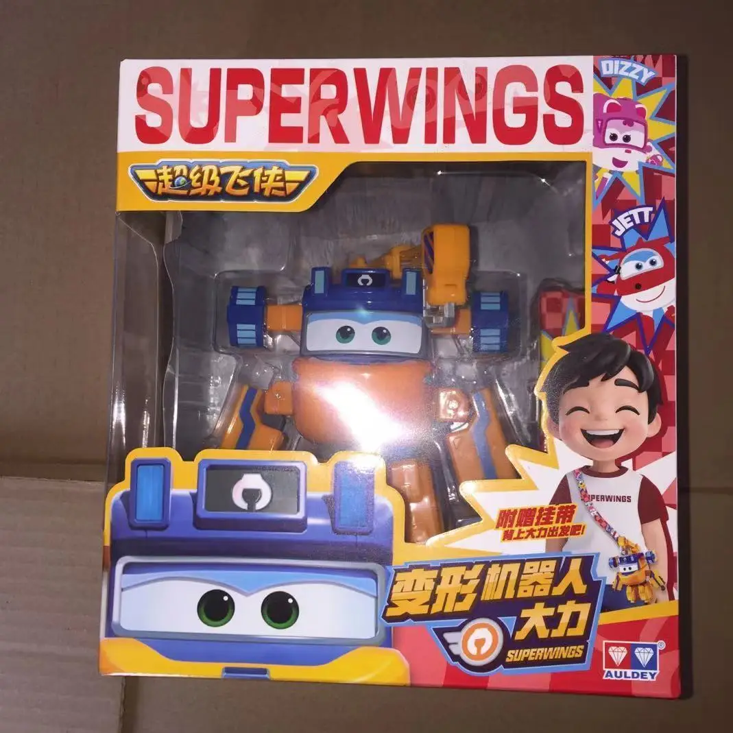 Auf Lager Neue Verkauf Original Super Wings Anime Figur Hangar Große Transformation Spielzeug Roboter Desktop Modelle Urlaub Geschenke