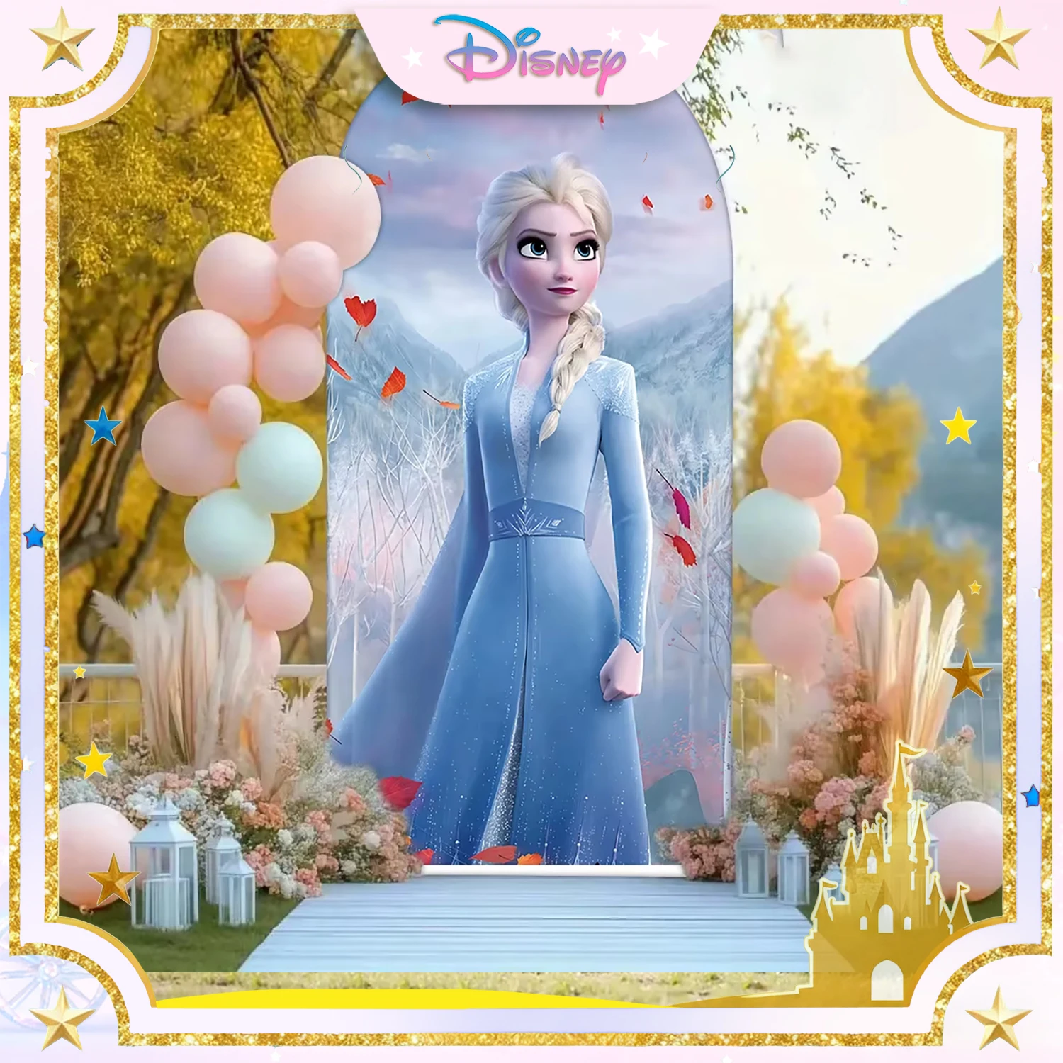 

Disney Frozen Elsa Party Backdrop