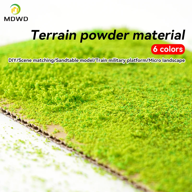 Simulated Terrain Powder  Fine Turf Materials Sponge Ground Foam for Making Scale Model Train Railway Scene Layout