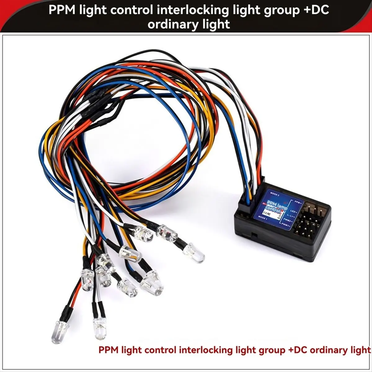 “QUALITY EXCELLE“PPM 2 Channels 4.8-6V DC Gyro Receiver Light Control for P6FP/P10F/P10FG Transmitter RC Car Truck Tank Boat