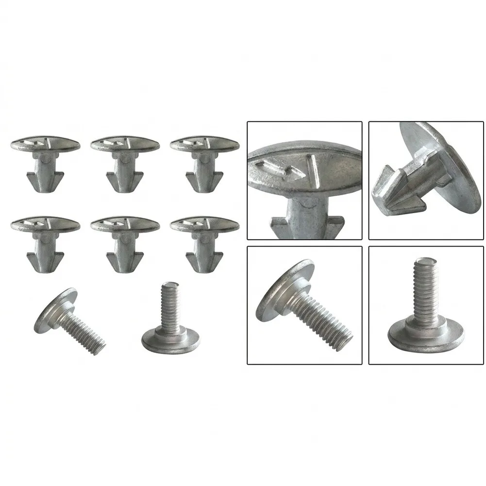 As Shown In The Figure Engine Cover Bolts Skid Plate Fasteners Robust Metal Construction Debris Protection Accessory