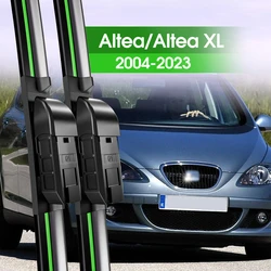 Escobillas de limpiaparabrisas delanteras para Seat Altea, accesorios de ventana de parabrisas para Seat Altea XL, 2004-2023, 2005, 2007, 2008, 2009, 2010, 2011, 2 piezas