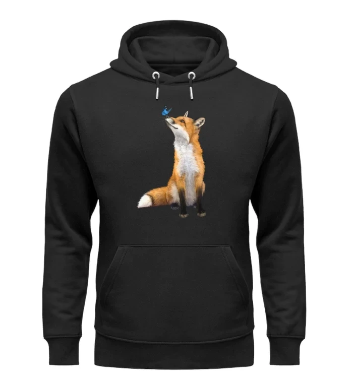 

Fuchs Und Schmetterling Unisex Hoodie Sweatshirt Winter Clothes Women