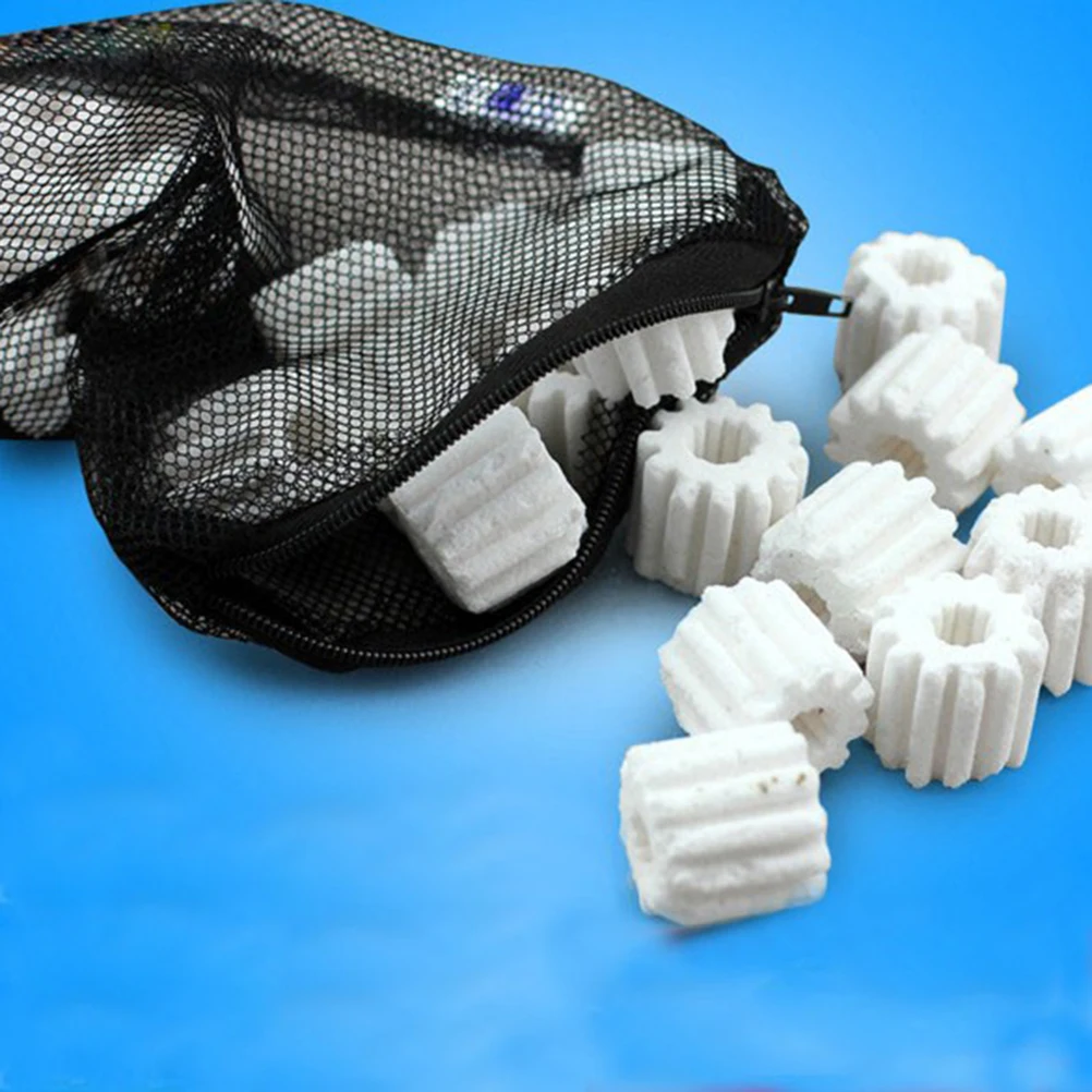 

12 Pcs Filter Bag Aquarium Fish Tank Vacuum Bags Mesh Fine Media