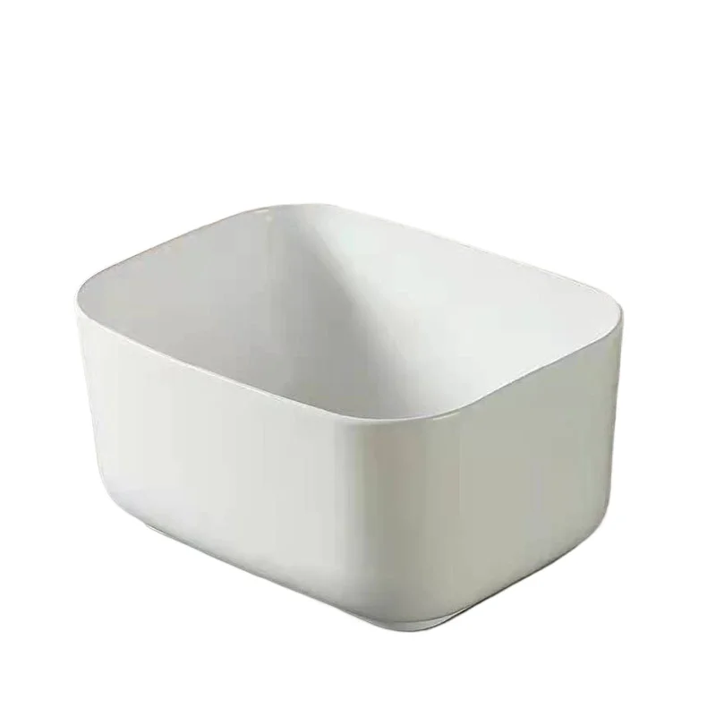 

Суперглубокая керамическая раковина квадратной формы, высокая, без отверстия для смесителя, серия овальных умывальниц