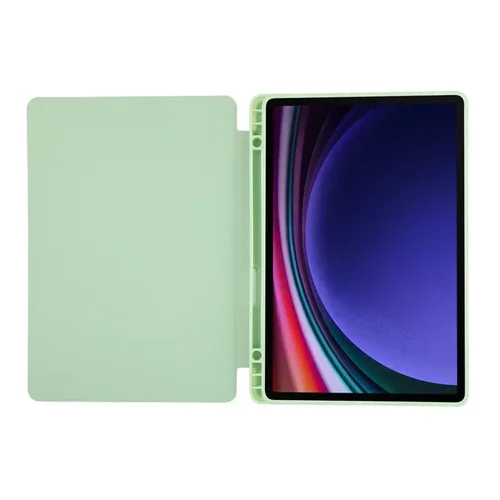 Imagen 2 del producto Para Samsung Galaxy Tab S10 FE 10,9 ''Plus 13,1 S9 FE 10,9"" Plus 12,4 funda de cuero PU TPU soporte trasero para tableta con portalápices