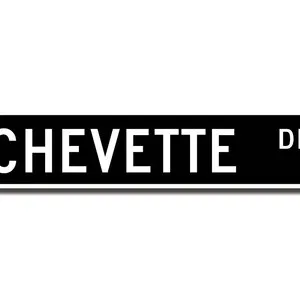 Chevette, Chevrolet Chevette sign, Chevrolet Chevette gift, classic car, Chevy Chevette owner, Custom Street Sign, Quality Metal