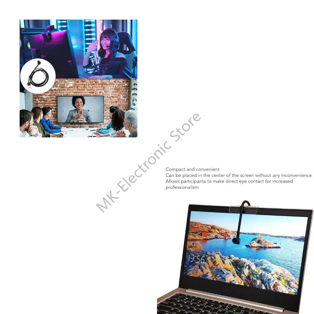 R2LF Global USB Video Camera 2MP 720P Resolution Consistent Enlarge Search Meetings