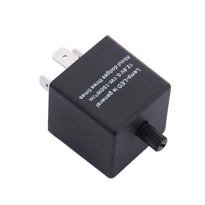 1 pçs 12v 3 pinos cf14 JL-02 eletrônico carro flasher relé para ajustável led luz transformar sinal de flash hiper piscando luz