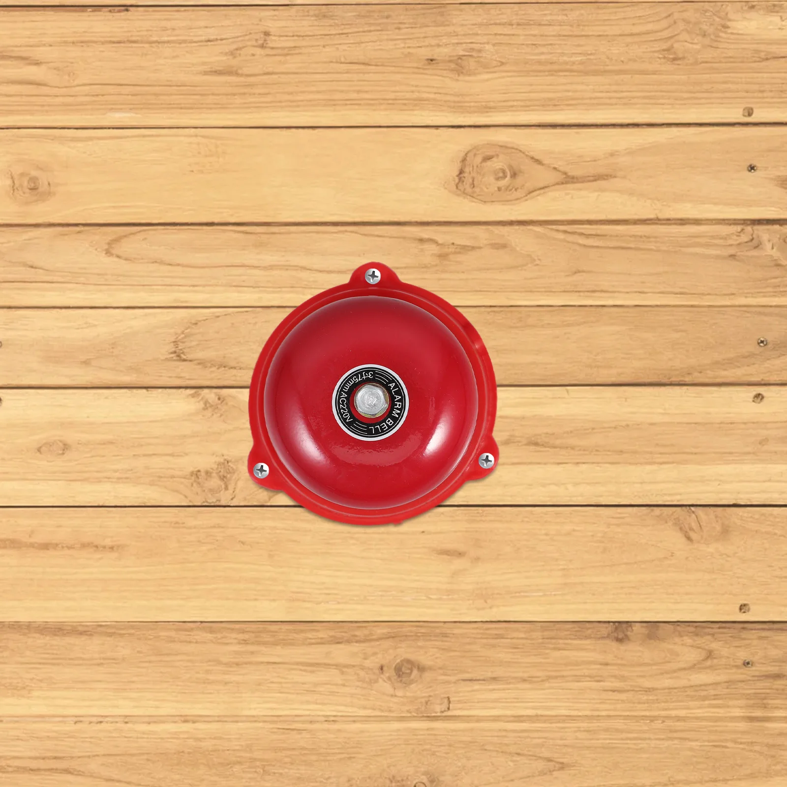 1pcs Red Fire Alarm Bell 3Inch 220V Electric Manual Alarm For Home Safety Emergency Alert Metal Bell Loud Sound Smoke