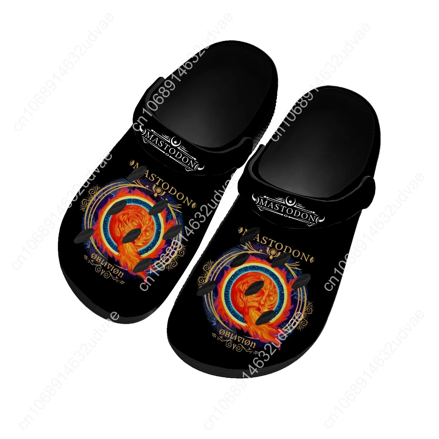 

Домашние сандалии M-Mastodon B-Bands на заказ, женская подростковая модная обувь для воды, садовые дышащие удобные пляжные тапочки с отверстиями