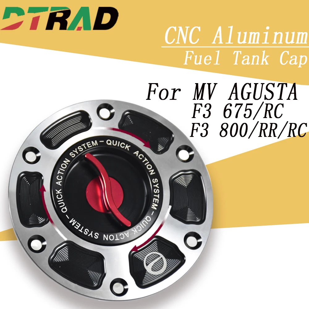 

DTRAD Quick Action Fuel Tank Cap For MV AGUSTA F3 800/RR/RC F3 675/RC 2024 2025 Keyless Airbox Cover Motorcycle Accessories