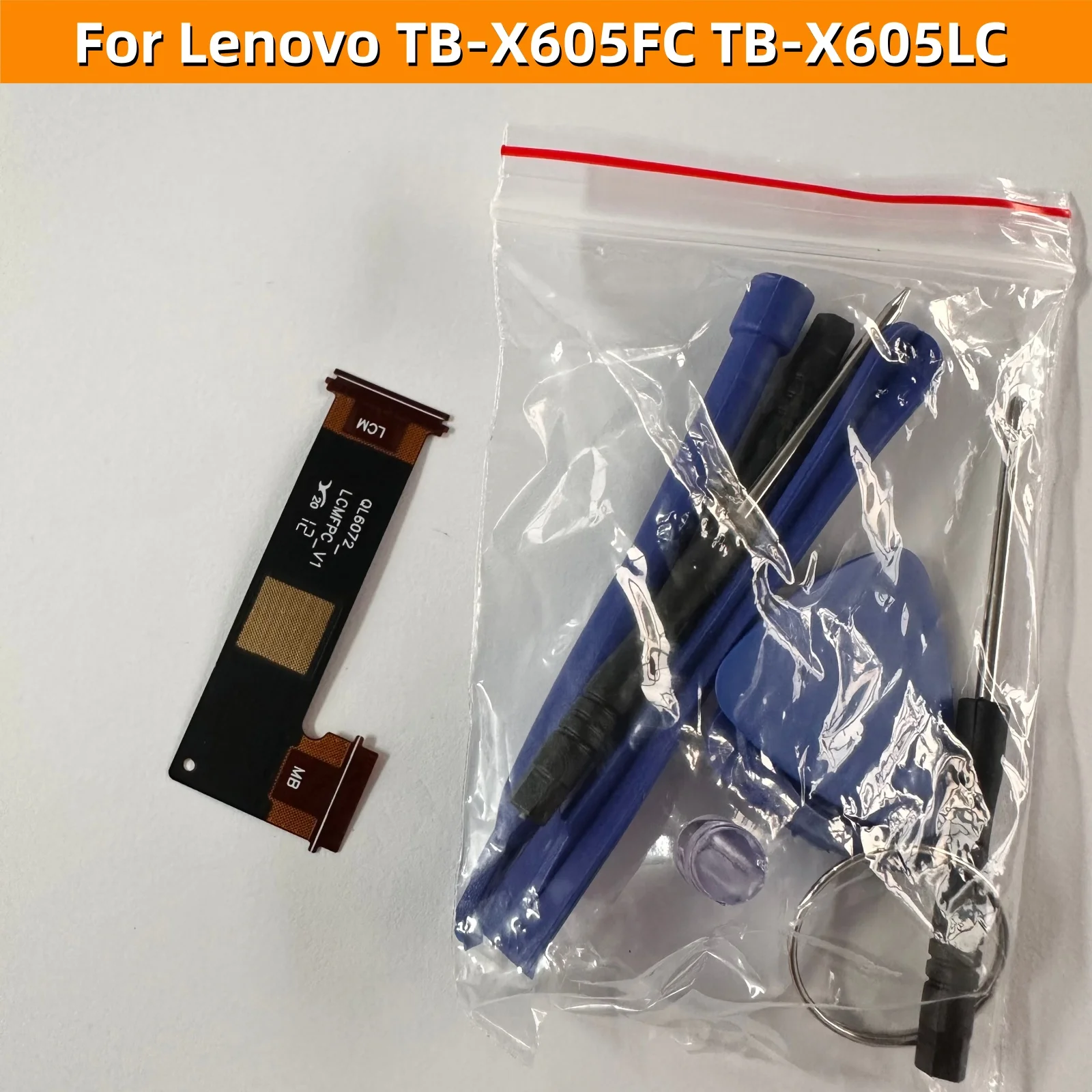 For Lenovo Tab M10 FHD-REL X605LC TB-X605FC LCD Motherboard Flex Cable With Repair Tools Replacement
