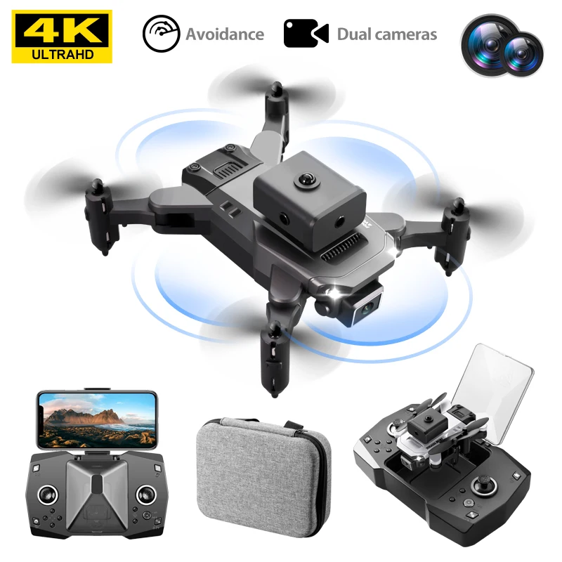 KY912 Mini Drone 4K HD Kamera ciśnienia powietrza Stała wysokość Cztery strony Unikanie przeszkód Profesjonalny składany quadcopter Zabawka