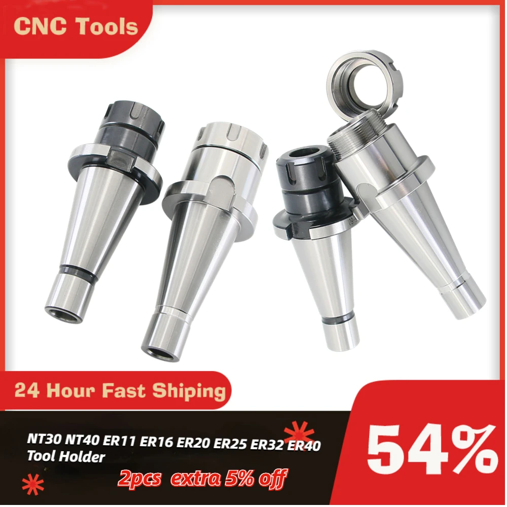 

NT30 NT40 ER11 ER16 ER20 ER25 ER32 ER40 Toolholder NT ER ISO30 ISO40 Toolholder for CNC Milling Machine Tool Spindle Lathe