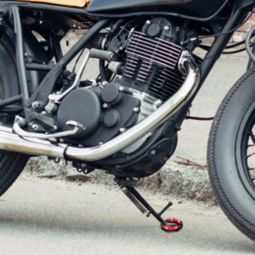 

2Pcs Motorcycle Kickstand Mat Practical Design Increases Comfort and Safety during Rides Motorcycle Kickstand Pad