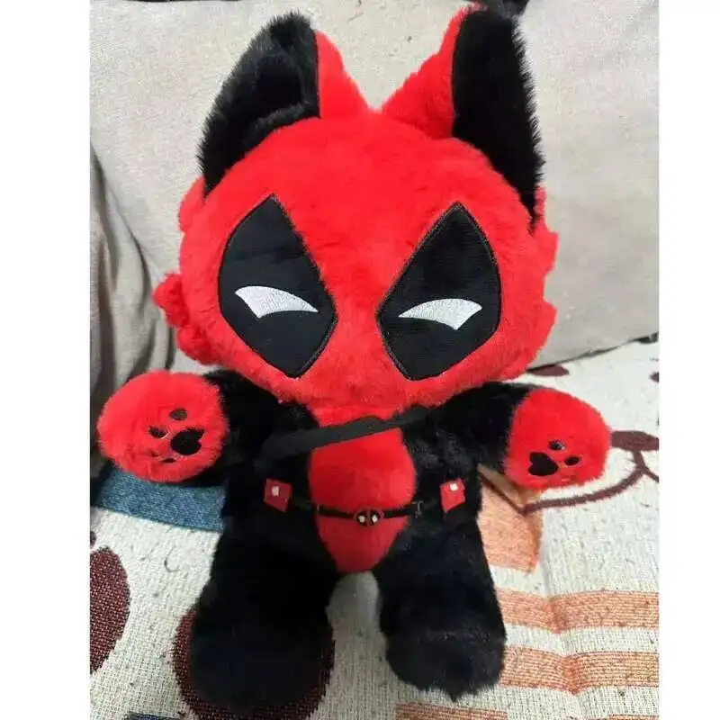 Deadpool Cat Toy - 30cm Stuffed Doll & Pillow for Kids