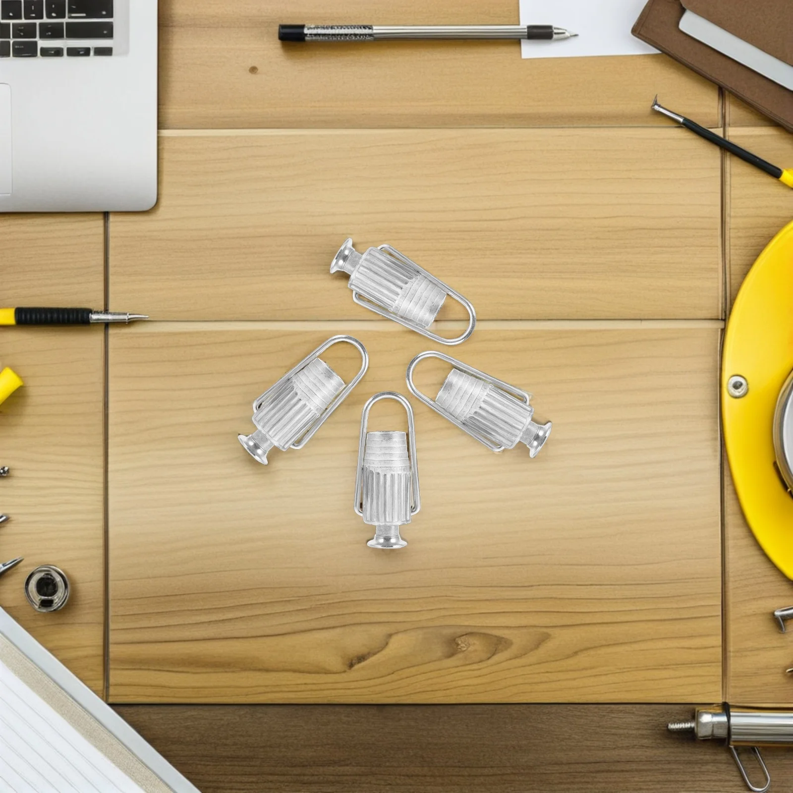 

5Pcs Compact Portable Clothesline Tightener Easy Adjust Rope Tensioner for Balcony Patio Garden Efficient Drying Windproof